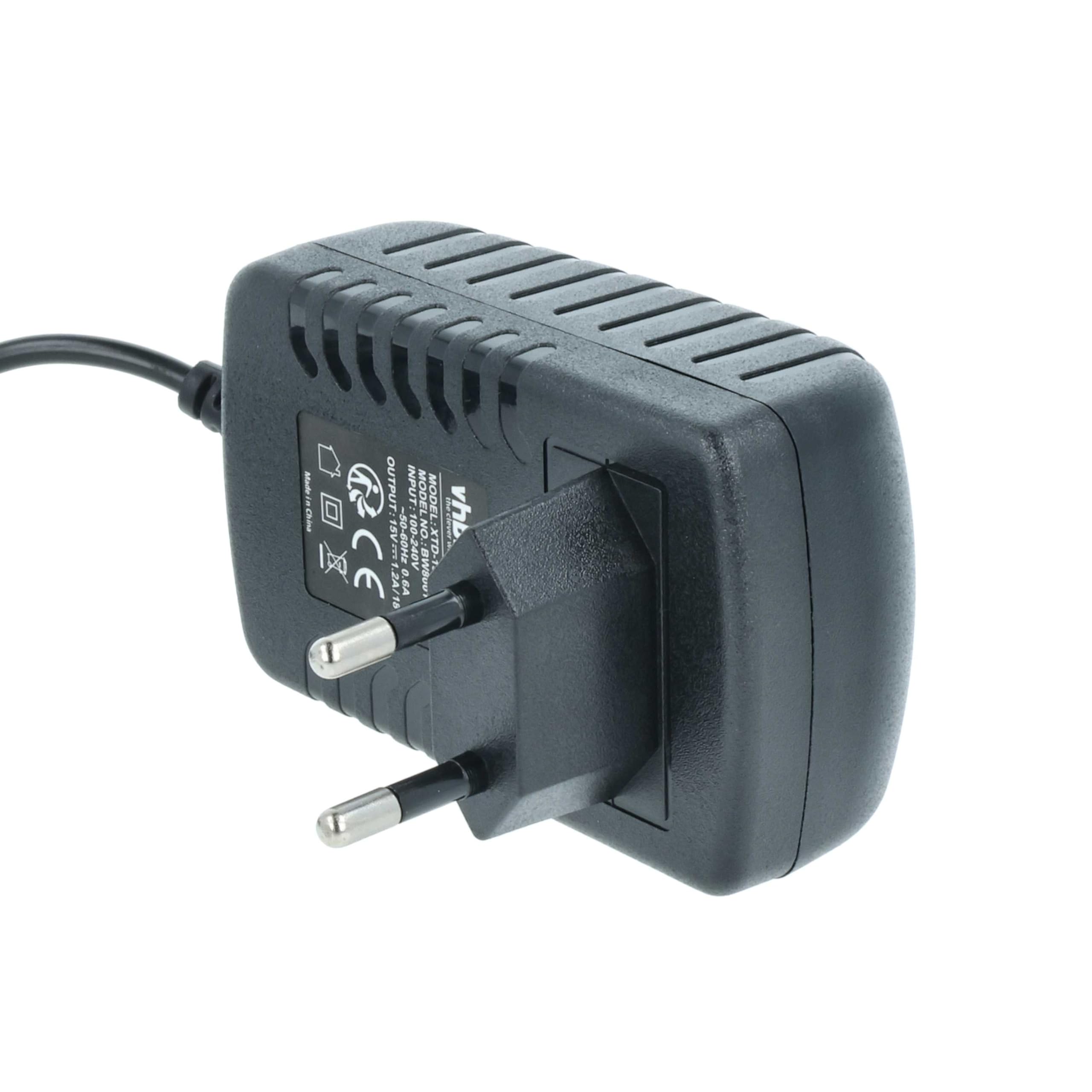 vhbw Caricabatterie Compatibile con ASUS EEE Pad Transformer TF101, TF201, TF700, TF700T, TF300, Slider SL101, Prime TF201, TF101G, TF300T, TF300TG