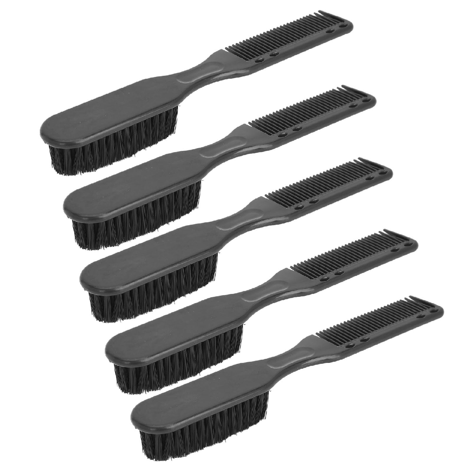 Set de Cepillo de Cabello y Barba de Doble Cabeza de Cabello y Barba de Doble Cabeza-Aplicador de Aceite Ergonómico y Peine de Peinado con Cerdas Suaves, ABS/nylon de Grado de
