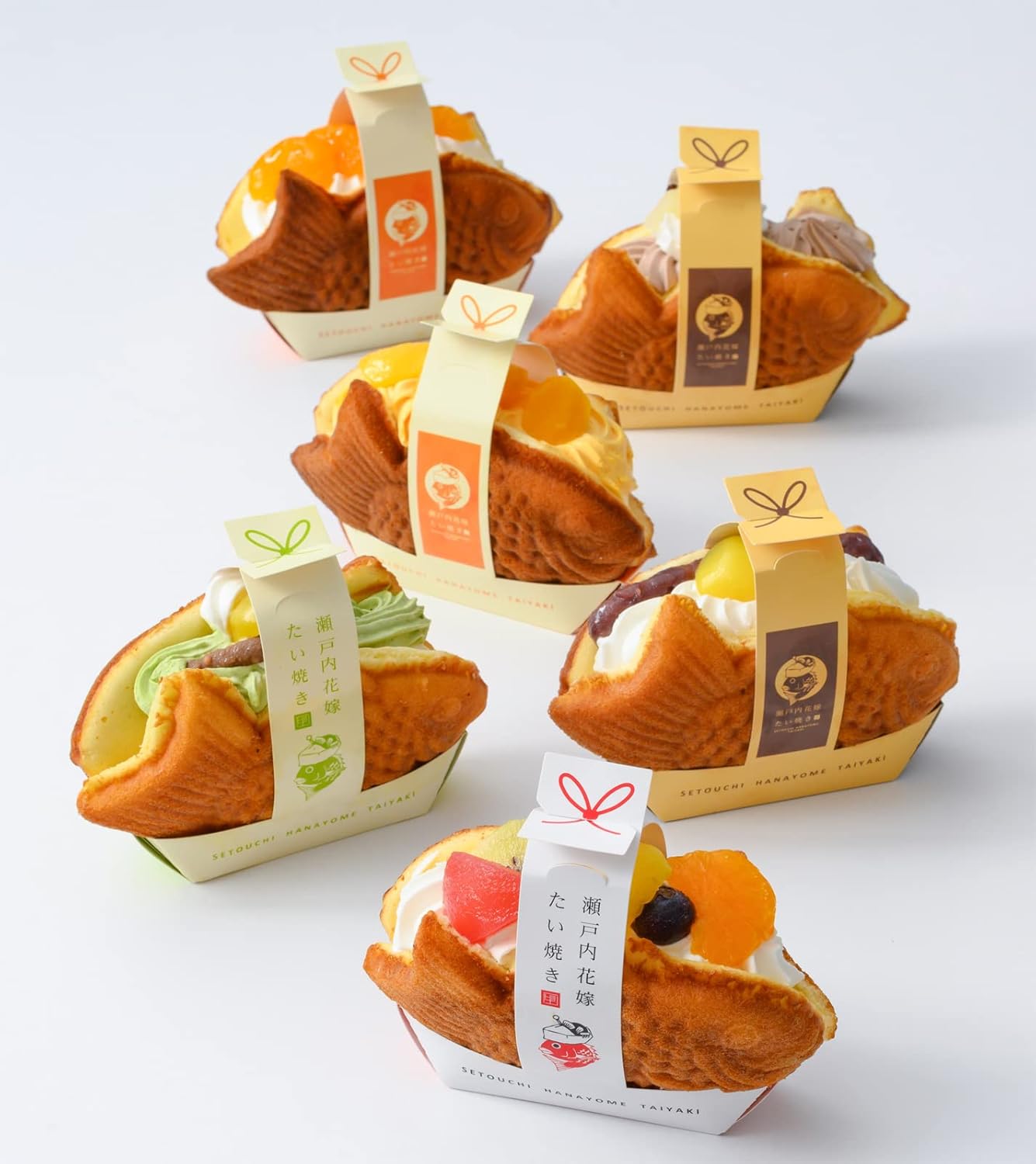 Amazon 瀬戸内花嫁スイーツ 瀬戸内花嫁たい焼き ６種 母の日カード付 母の日のプレゼント ギフト 22 お届け期間 5月5日 7日 美食サークル たい焼き 通販