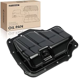 A-Premium Engine Oil Pan Sump With Drain Plug - Fits Hyundai Elantra, Kia Soul, Tucson & More (2.0L L4)