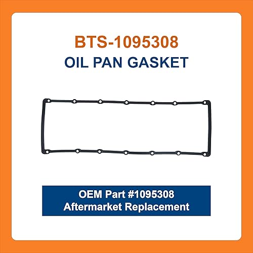 Miniatura 2 de BTS-1095308 Junta de cárter de aceite, compatible con Caterpillar 31763196C10C12, repuesto del mercado de accesorios para OEM # 1095308, Junta de