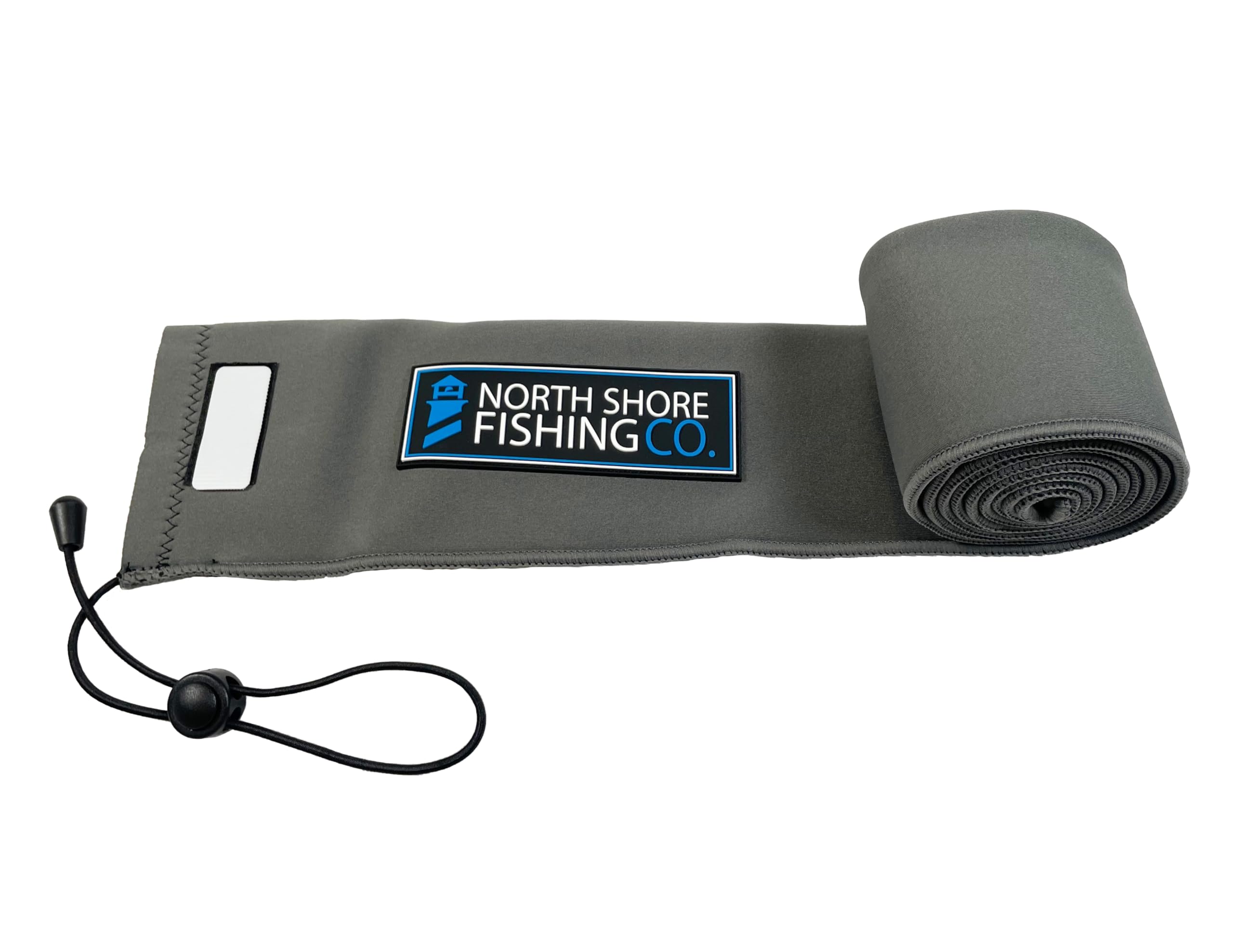 Premium Neoprene Fishing Rod Sleeve – Floating, Puncture Resistant, Labeled Protective Sock for Casting, Spinning, Trolling Fishing Rods (Casting/Trolling, Grey, 68") — image 1