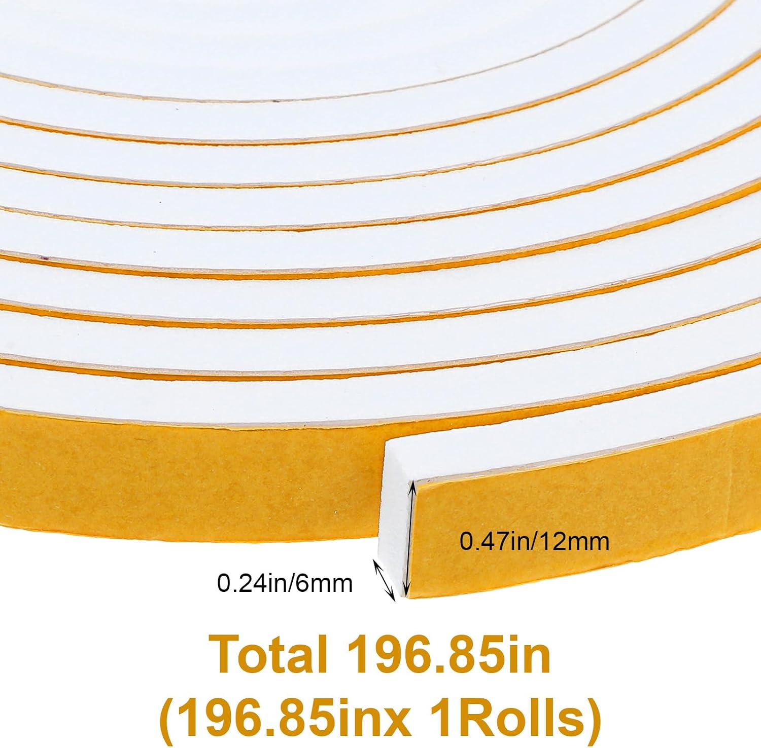 Foam Strips with Adhesive High Density Weather Stripping Seal