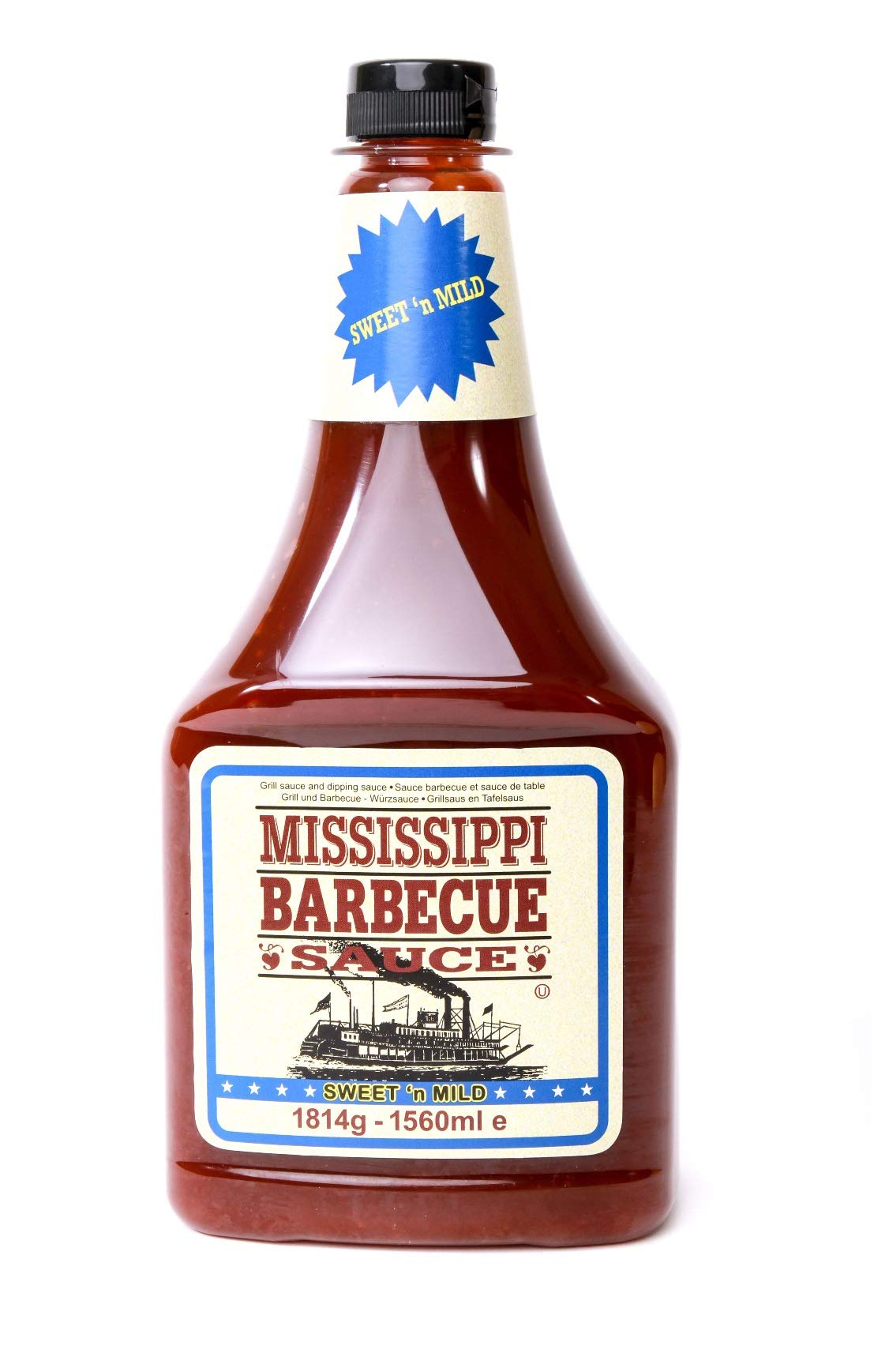 Mississippi BBQ Sauce Sweet'n Mild 1814g (9)