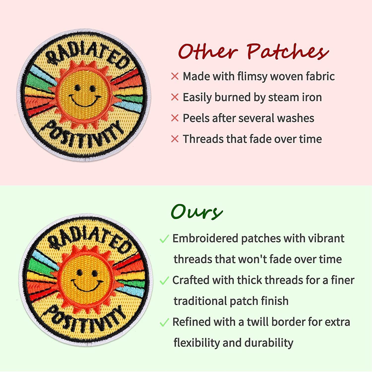 Daily Crafts Iron on Patches, Embroidered Applique Patches Stickers, Badges Fabric and Assorted Size DIY Decoration Patches Sew on Clothes, Jacket, Shoes, Bag, Cap - Kids & Adults (Space Out) 2