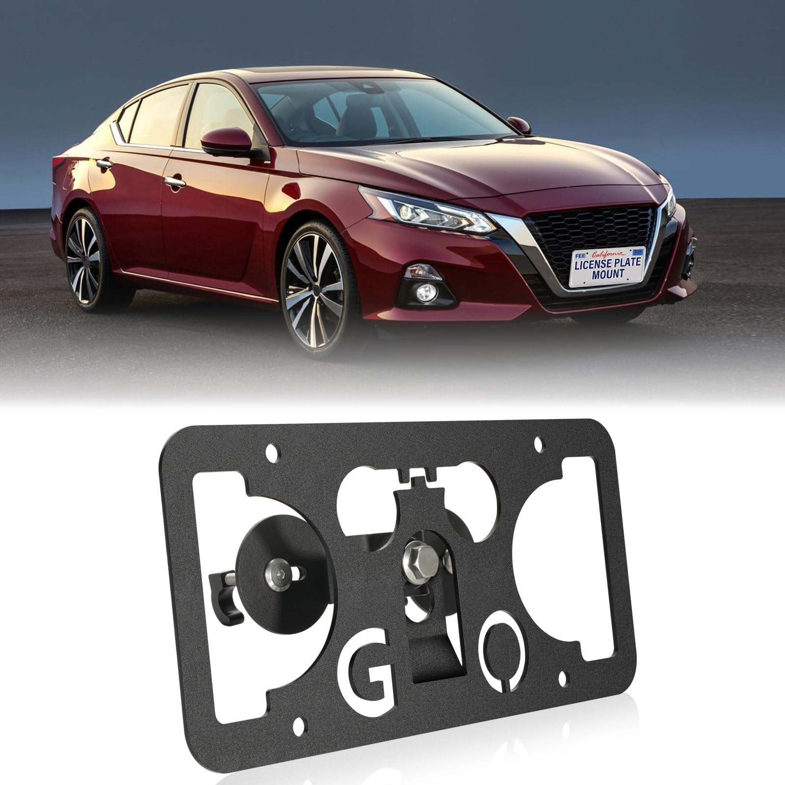 Amazon.com: Front Bumper License Plate Mount Fits Nissan Altima