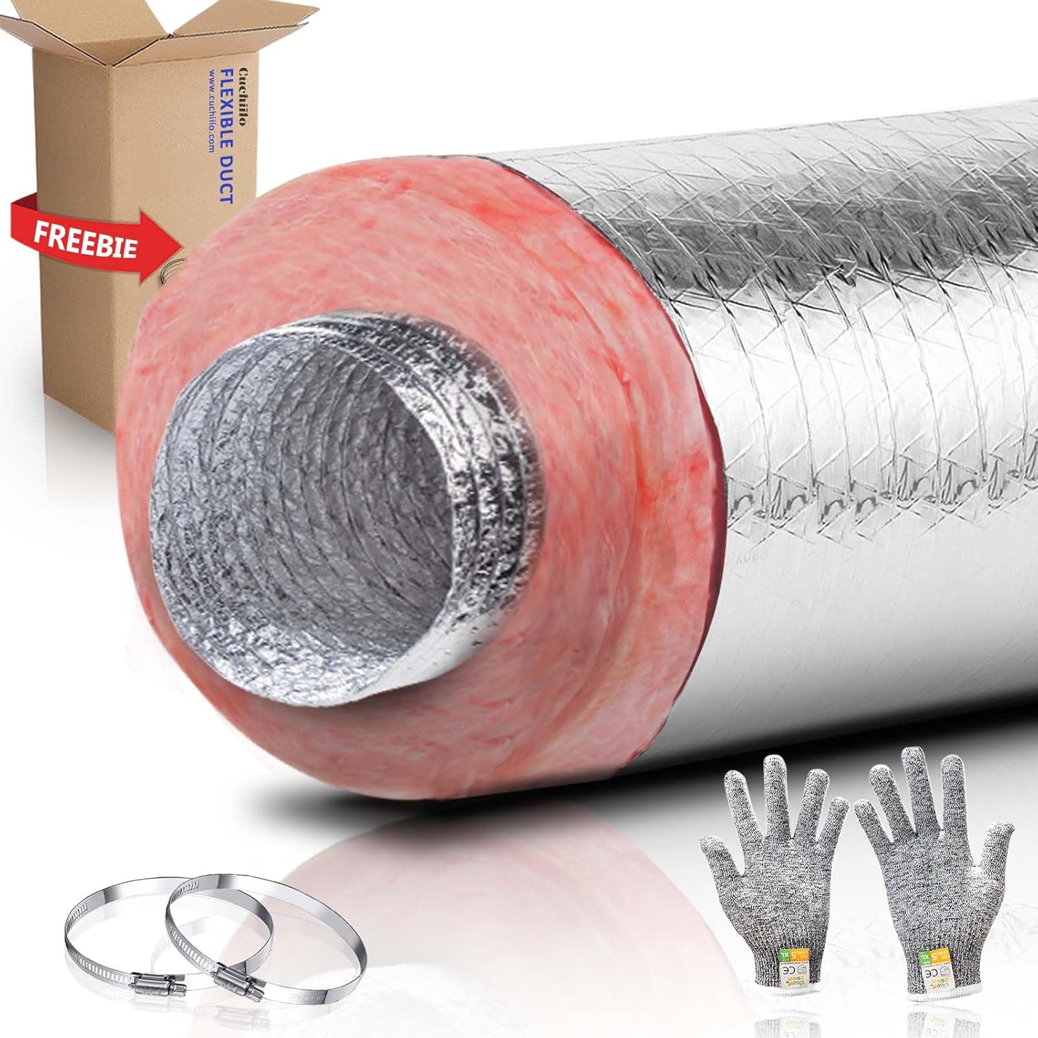 Air Hose Cuchiilo Inch Insulated Flexible Duct,HVAC Insulation