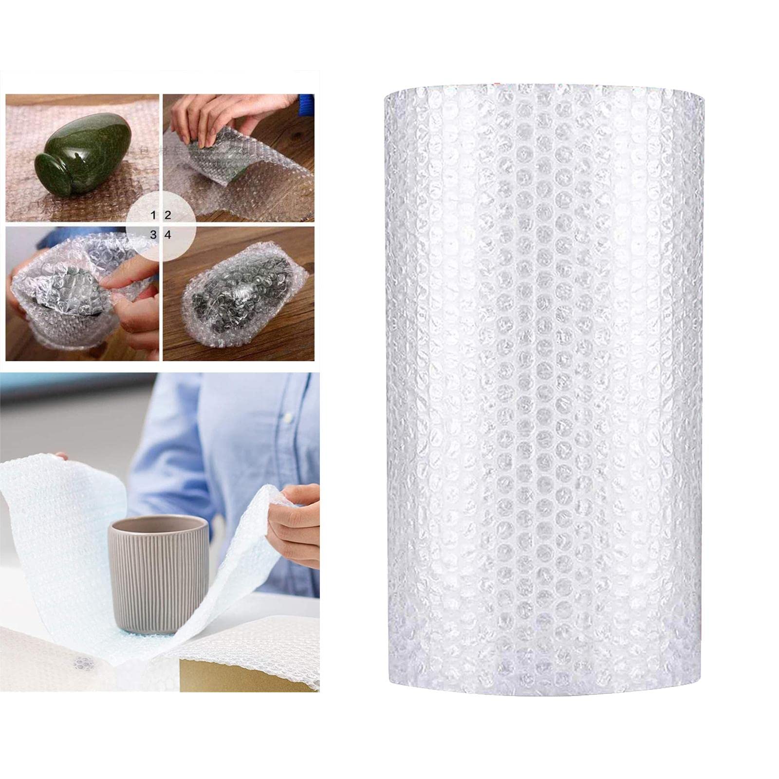 Jojomis Kleine Luftpolsterfolie, Schaumstoff-Verpackungsrolle zum Verpacken, 0,4 x 30 m, wie beschrieben