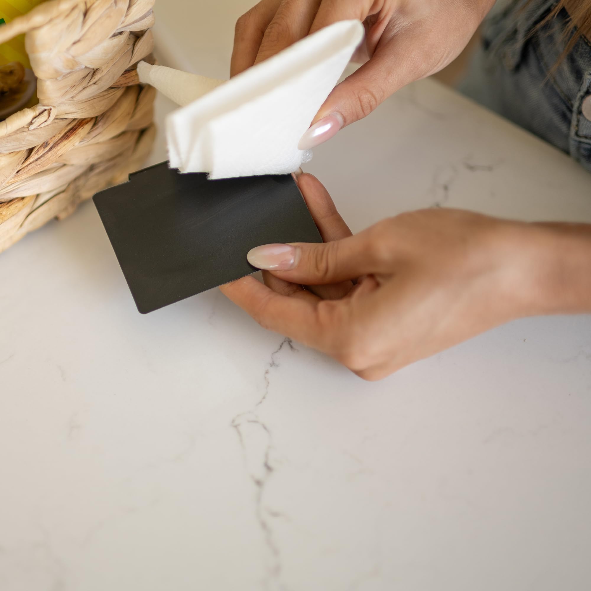 Set of 4 Handwoven Water Hyacinth Storage Baskets Natural Seagrass Baskets for Pantry