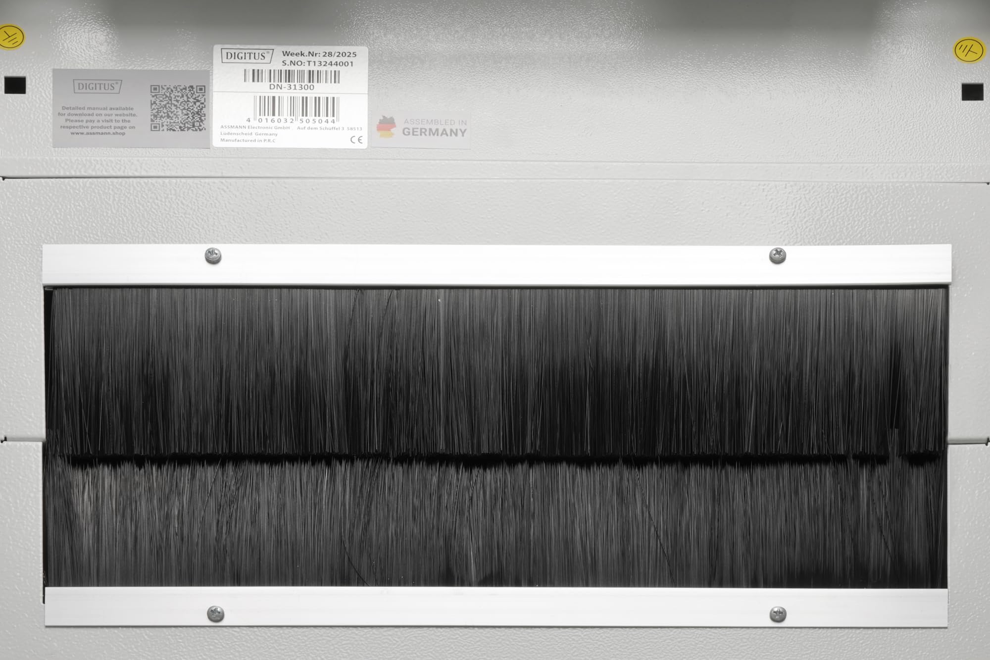 DIGITUS Armario para servidores – 19 Pulgadas, 26 U – 60 x 100 cm – Serie Unique Server-N – Capacidad de Carga 1200 kg – Profundidad útil 1135 mm – Puerta de Acero Perforada – Gris