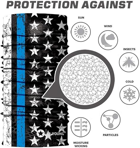 Miniatura 2 de Máscara de calavera, pañuelo para el cuello, gorro, bufanda mágica, diadema para protección de polvo, sol y viento