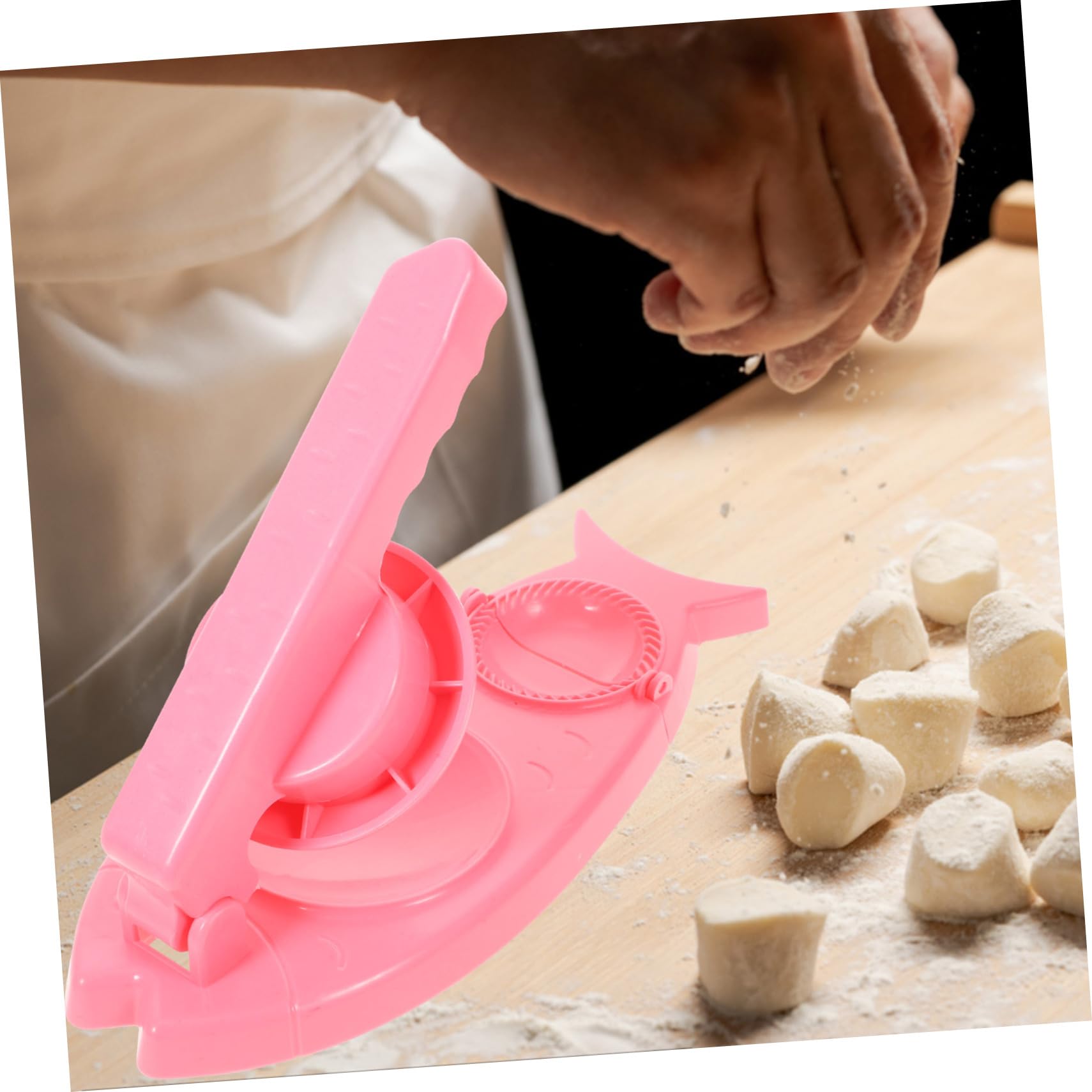 PRETYZOOM Dumpling Maker Tool Professional Dumpling Skin Presser for Easy Homemade Dumplings Ergonomic Design for Convenient Wrapping for Family Cooking and Fun