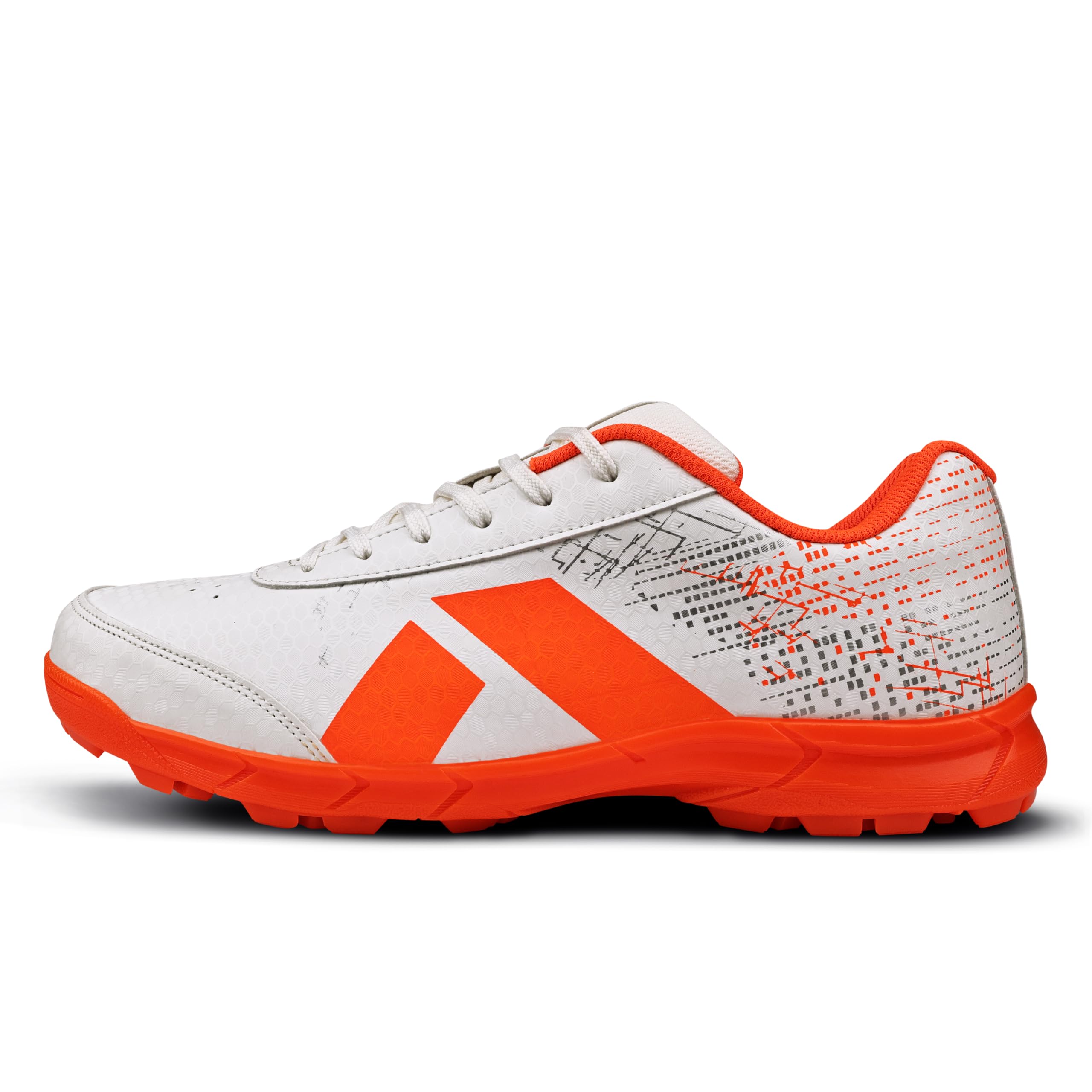 Bounce Cricket Shoes | Mesh & TPU Upper | Cushioned EVA Insole | Durable PVC Outsole | Cricket Shoes for Men | Lightweight| Sports Shoes