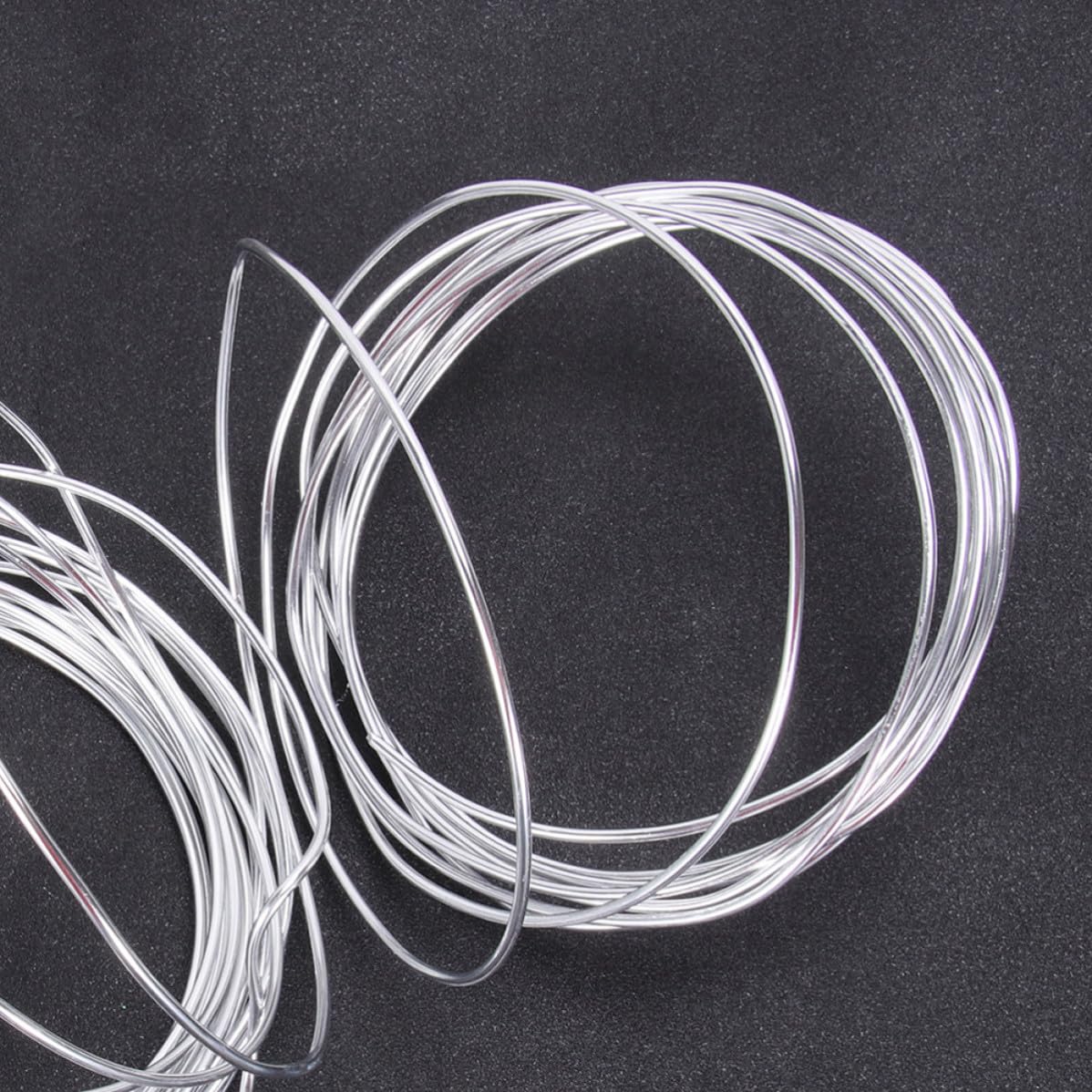 6 Rolls DIY Aluminum Wire for Crafts, Bendable and Flexible Iron Wire with 1mm, 1.5mm, 2mm, and 3mm Sizes, for Bike Model Making and Bonsai Modeling