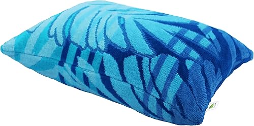 Lazy Lizard Shop - Almohada de playa y piscina, súper suave, ultra cómoda y colorida | 10 x 14 pulgadas con inserto extraíble