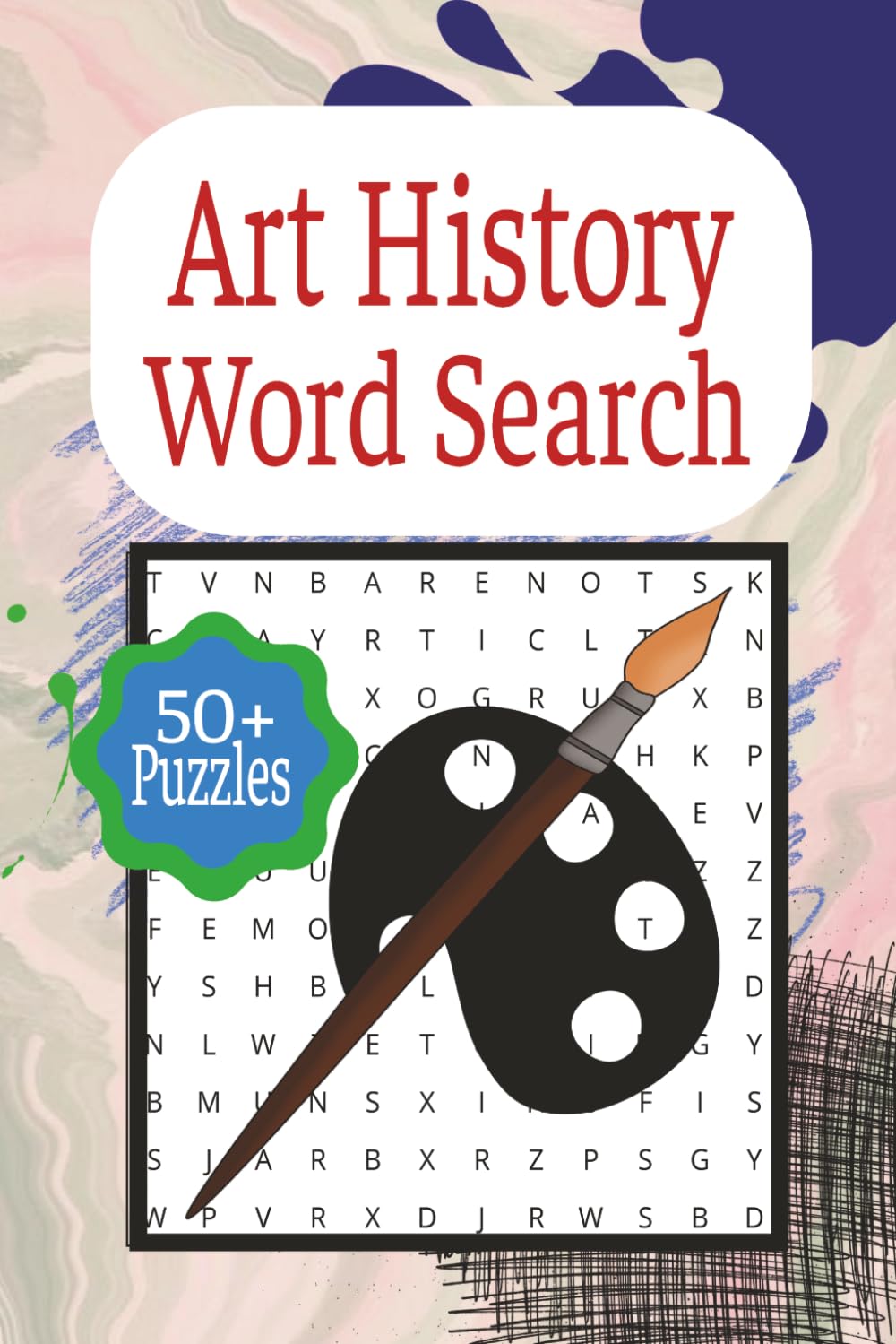 Art History Word Search: Famous Artists, Movements & Masterpieces | Educational Word Finds with Solutions Included