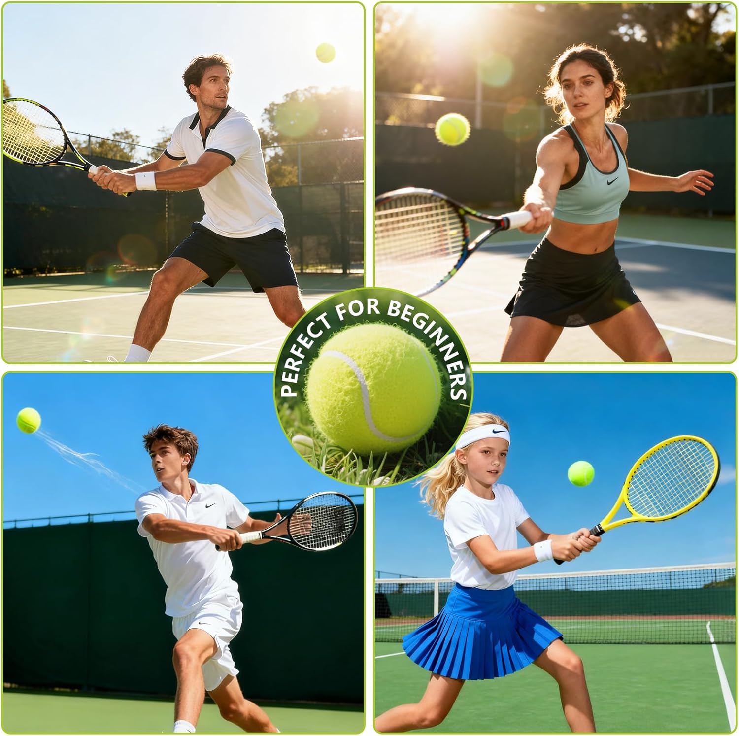 PoyPet 16-Pack Tennis Balls Bulk for Practice,Training and Beginners | Ideal for Dog Fetch,Chew and Play