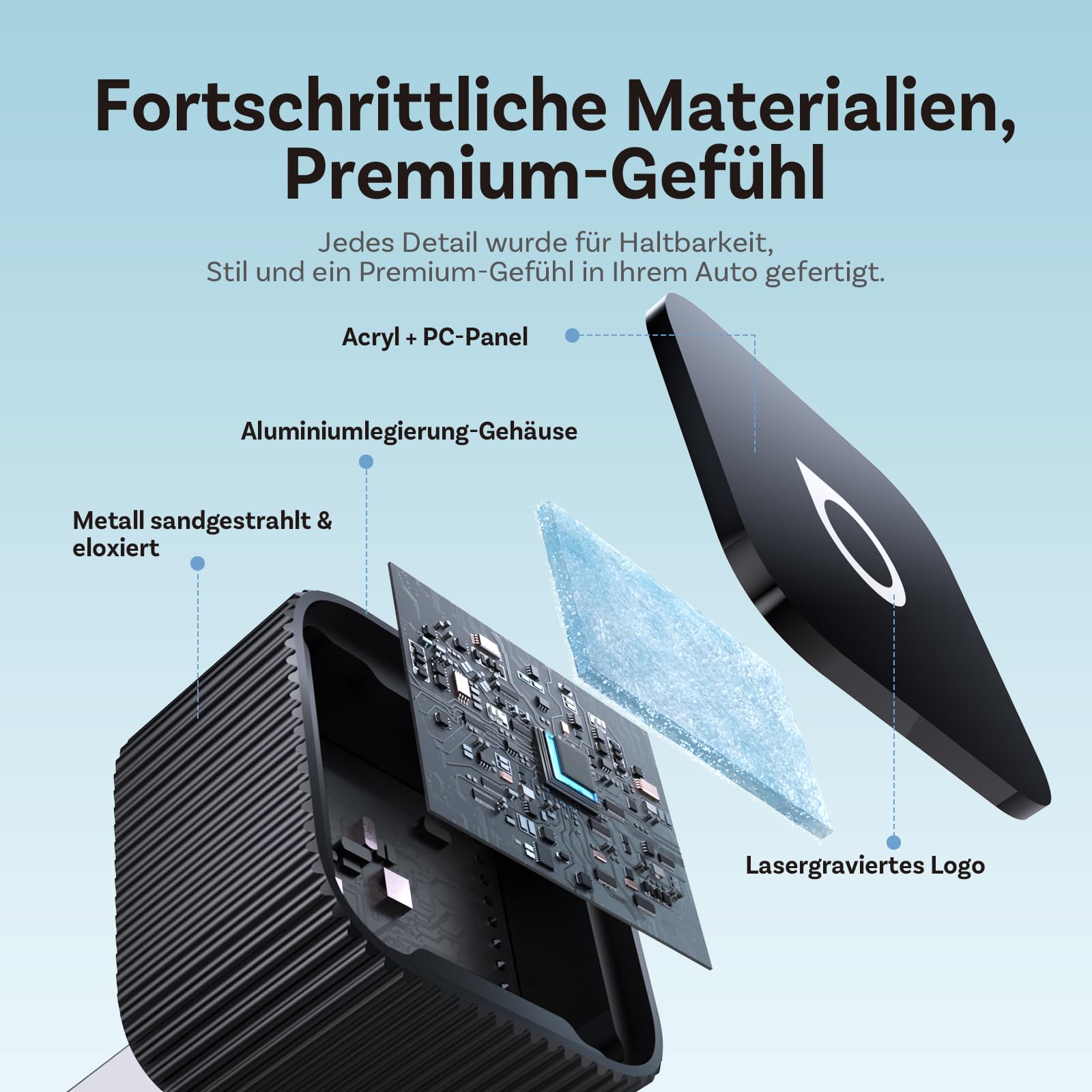 OTTOCAST 2026 Upgrade Mini Slim, 2-in-1 Wireless CarPlay & Android Auto Adapter mit Type-A/C für iOS 10+ & Android 11+ Smartphones, Multi-User Support, Plug & Play Umwandlung von Kabel zu Kabellos