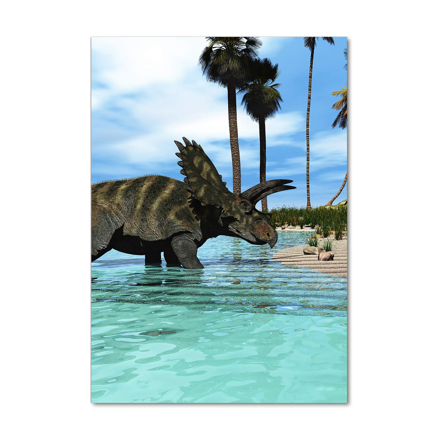 Tableaux pour la mur chambre enfant plexiglas dinosaures pour nettoyer facilement les taches