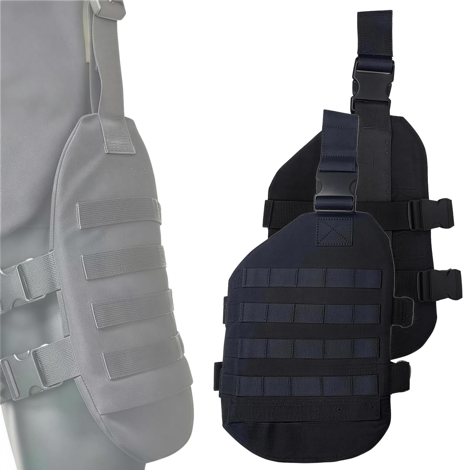 Sangles de cuisse réglables et panneau universel molle pour un ajustement ergonomique