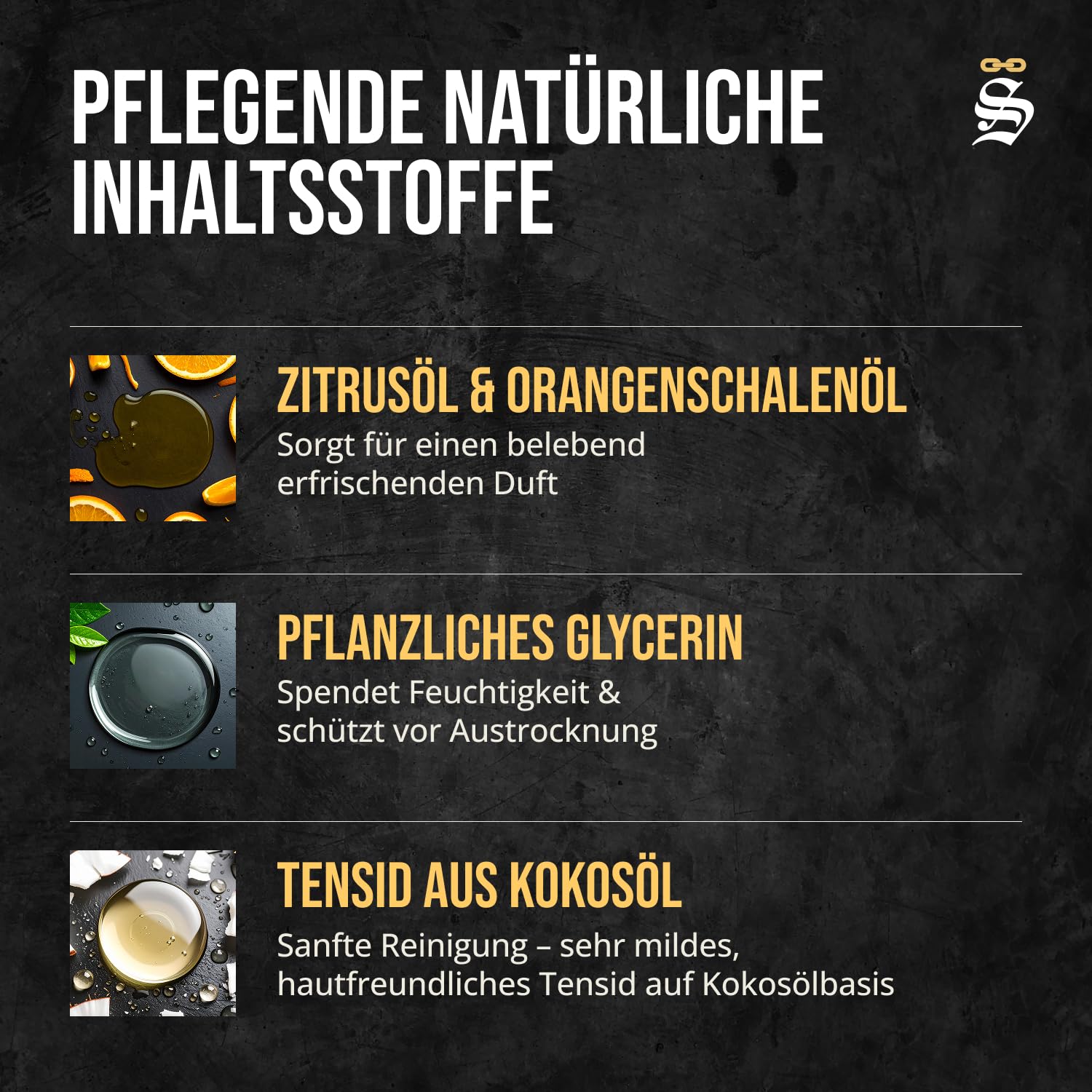 Störtebekker® Premium Dusch Routine Set - Festes Shampoo Citrus (x3), Sisalsäckchen, Seifendose + Tagescreme - Shampoo Bar Set für Haare, Kopfhaut & Bart - Handgefertigt in Seifenmanufaktur