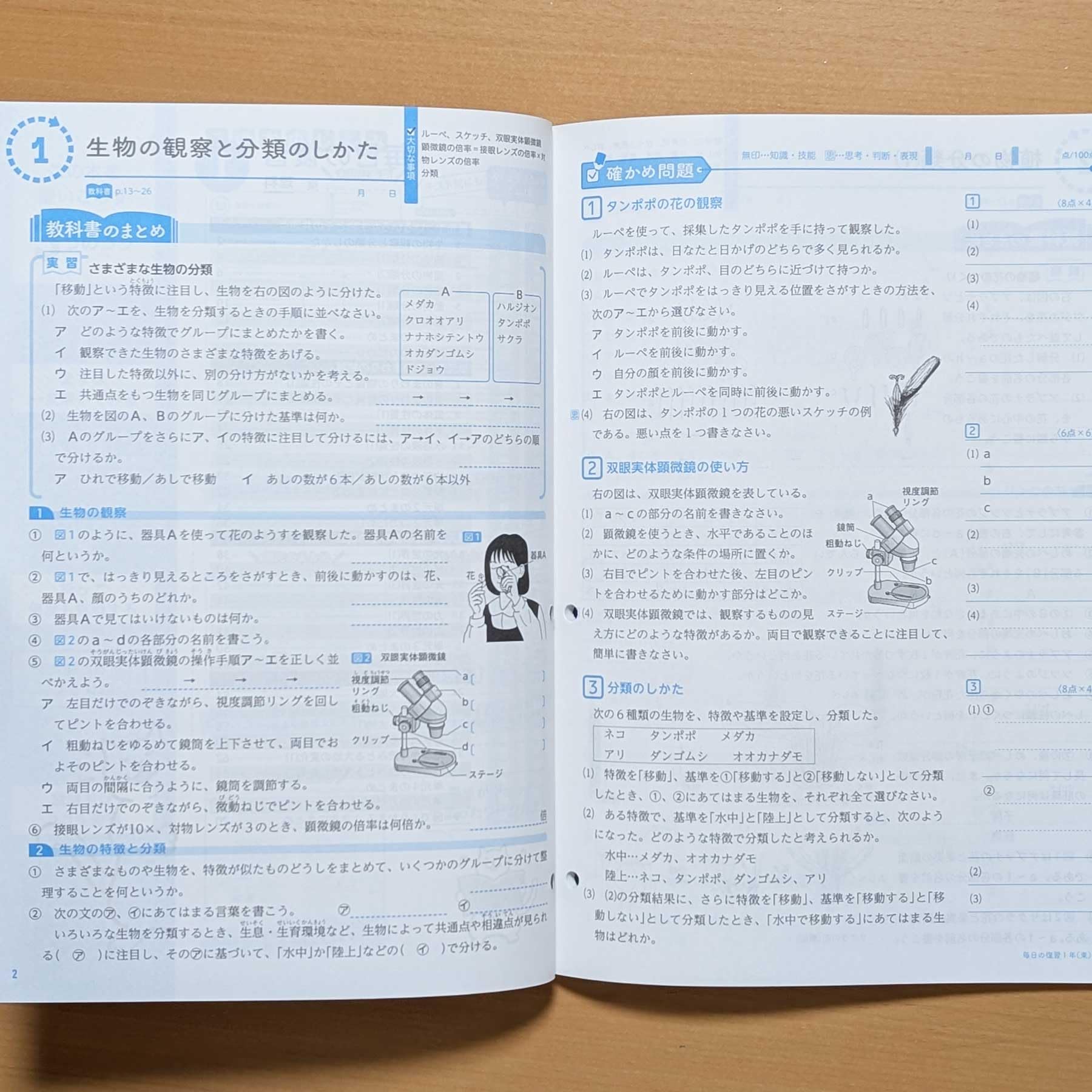 奨学社　二年、三年　毎日の復習 Amazon.co.jp: 2026生徒用「毎日の復習 理科 1年 東京書籍版 解答付き