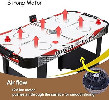 Tavolo Air Hockey India Arcade Macchina Del Gioco Di Divertimento/2 In 1 Air Hoc