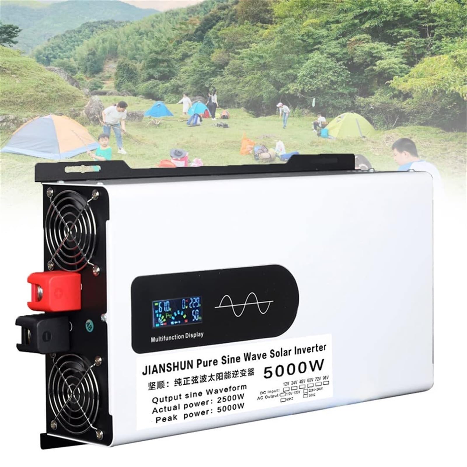 Inverter Onda Sinusoidale Pura 8000W - Da 12V/24V A 220V, Per Camper, Casa, Pannelli Solari E Outdoor - Foto 11