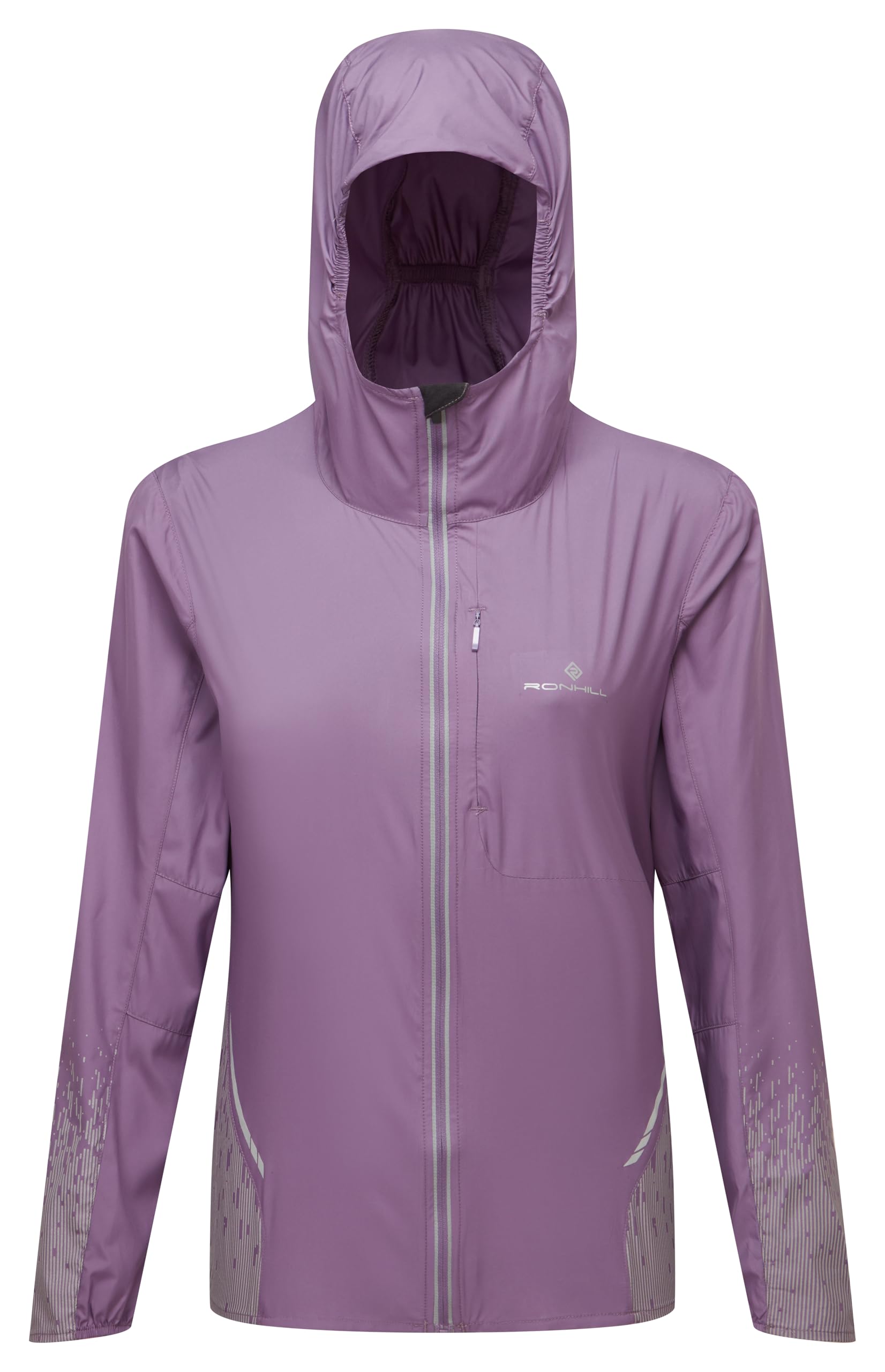 Ronhill WMNS Tech Reflect Jacket, Dark Iris/Reflect - 14