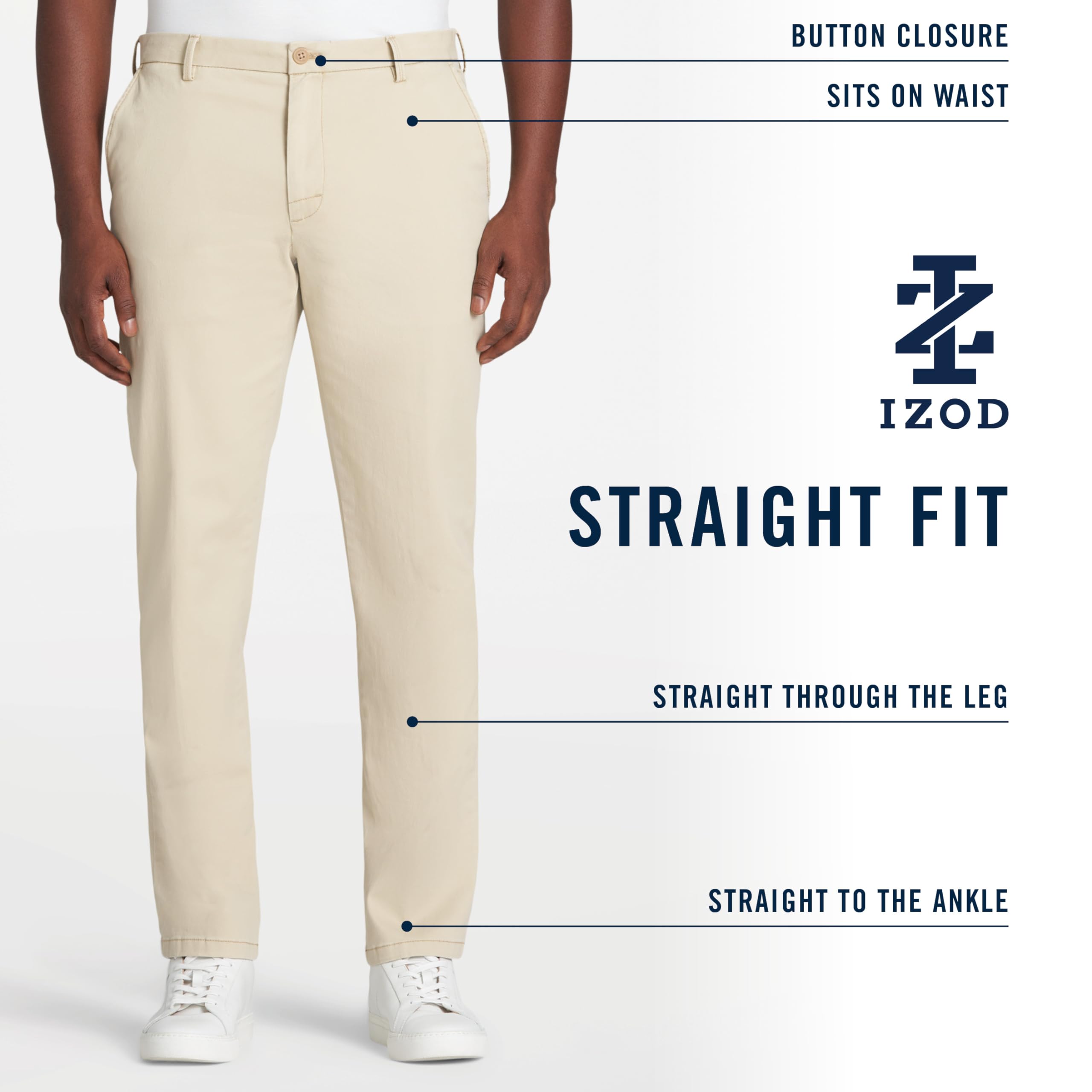 Izod Nieformalne spodnie męski 45BP017