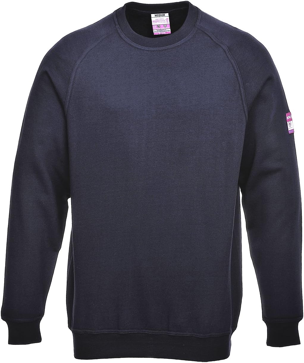 Portwest Long-Sleeved Flame Retardant Anti-Static Sweatshirt