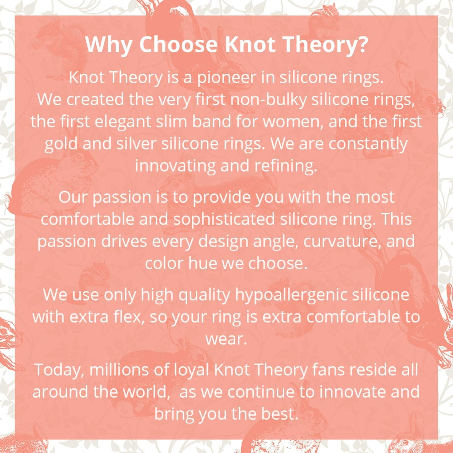 Knot Theory Stackable Silicone Wedding Rings for Women – Thin Pyramid Braided Twist Band Pack Sets in Rose Gold Silver Pink Purple Turquoise White - Gifts for Her - Wife Gift from Husband