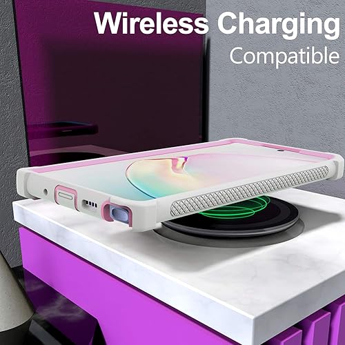 Miniatura 5 de Funda para Samsung Galaxy Note 10 Plus con protector de pantalla, funda protectora de cuerpo completo híbrida de doble capa a prueba de golpes con