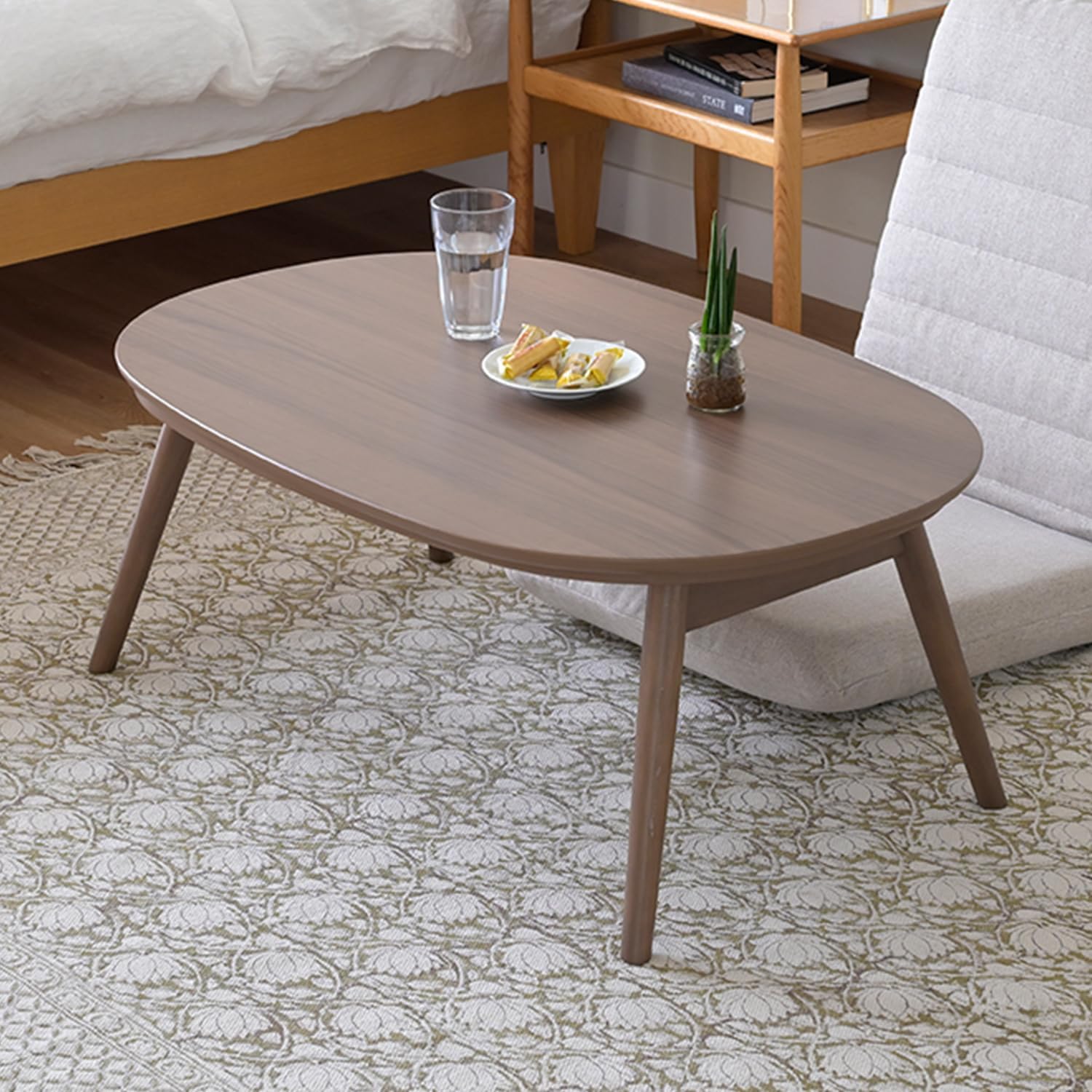 Amazon.co.jp: IKIFLY コーヒーテーブル 天板昇降式 ローテーブル 木製