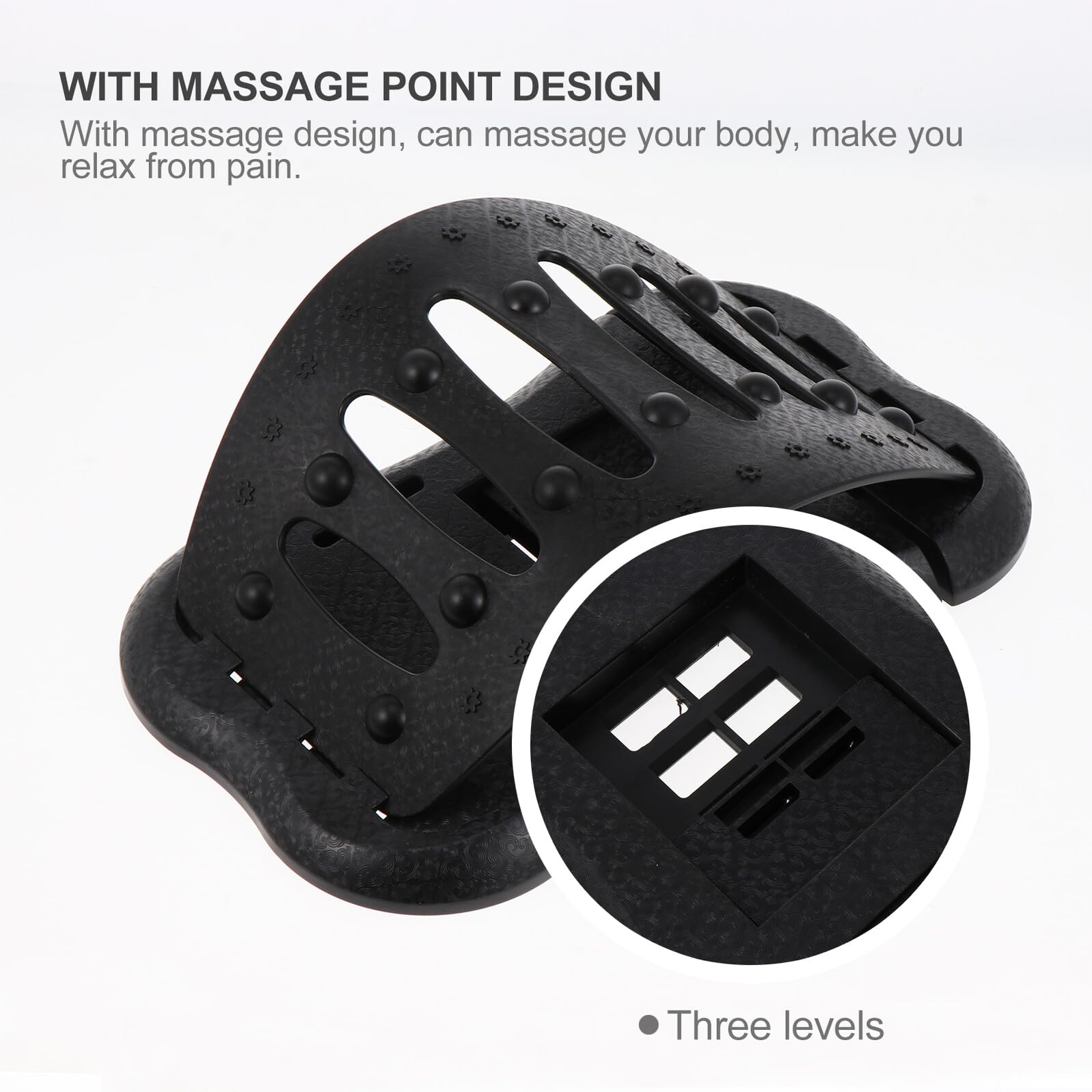 Rückenstrecker und Nackenmassagegerät aus Abs für Yoga mit Effektiver Schmerzlinderung und Ergonomischem Design zur Entspannung und Haltungskorrektur im Alltag