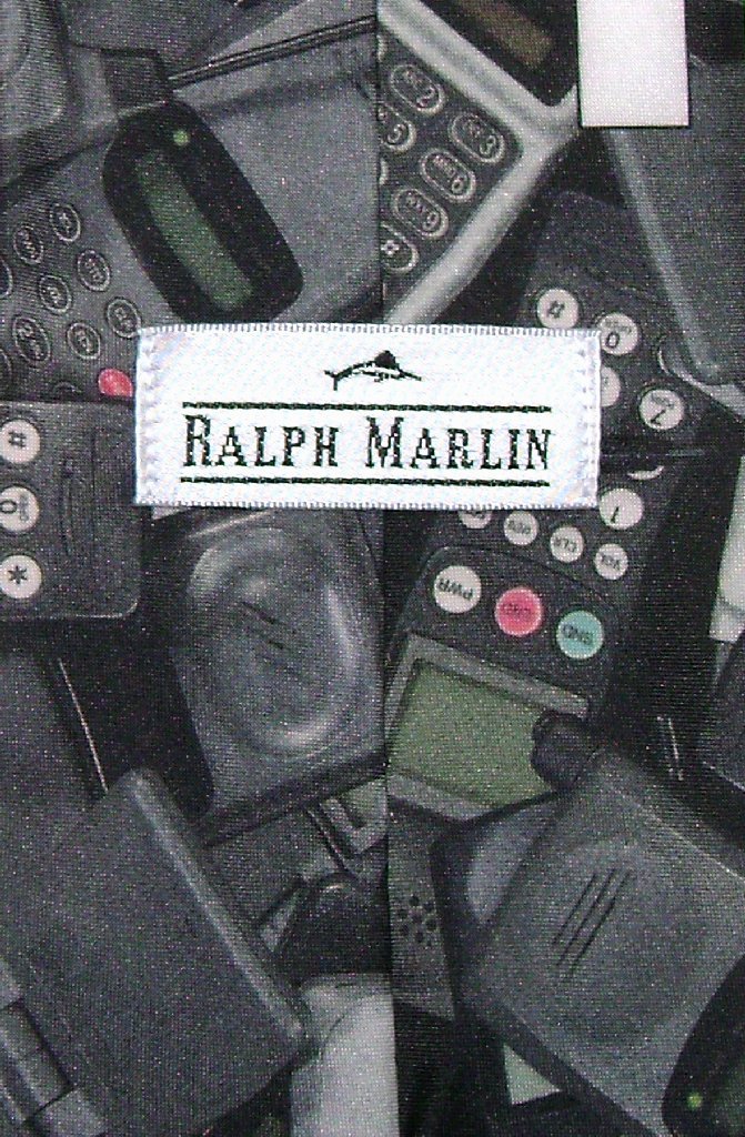 Cell Phones NeckTie Made in the USA Men's Neck Tie