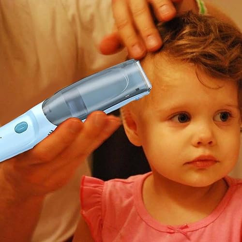 Miniatura 3 de Cortapelos silenciosos para niños, cortapelos silenciosos para bebés, cortapelos de bebé, kit de corte de pelo inalámbrico recargable por USB,