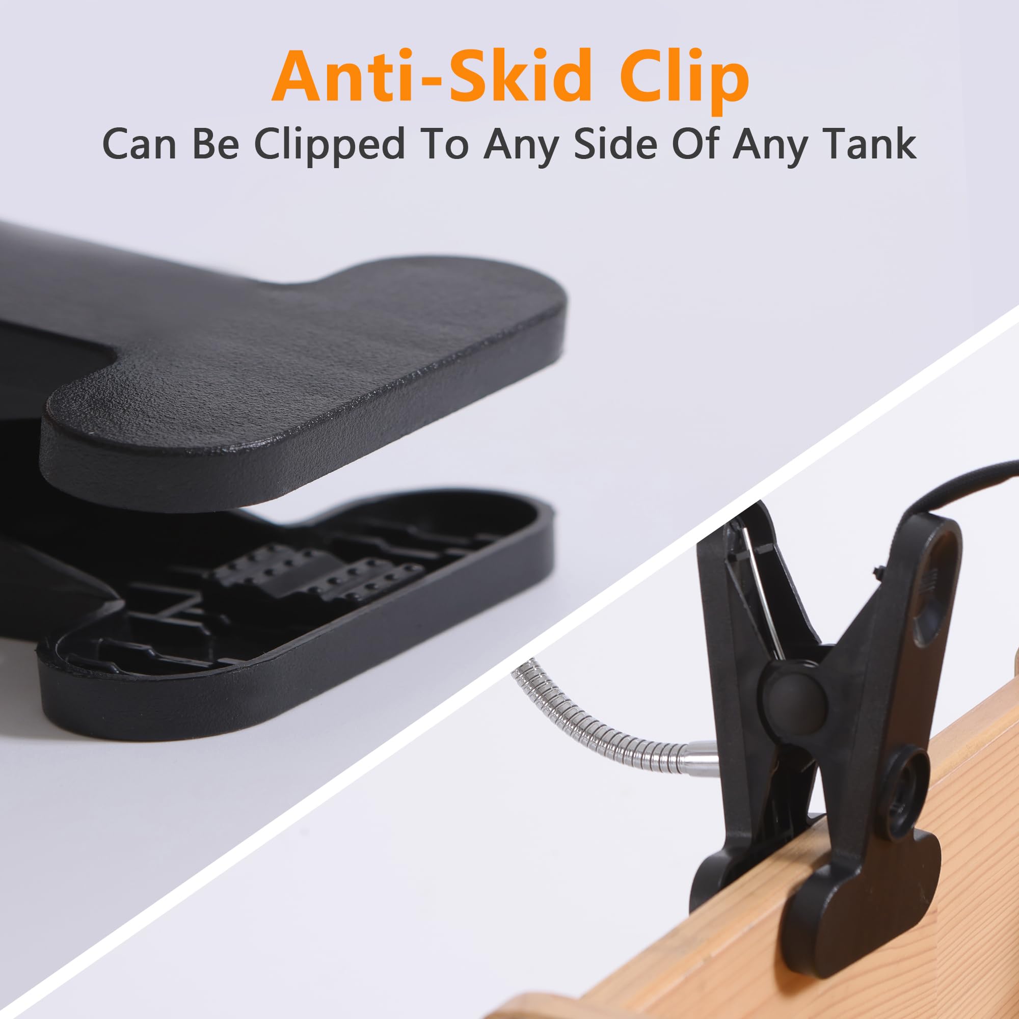 Lampada Termica Yiukou Per Tartarughe E Rettili - 2 Lampadine 50W UVA/UVB, Temperatura Regolabile - Foto 6