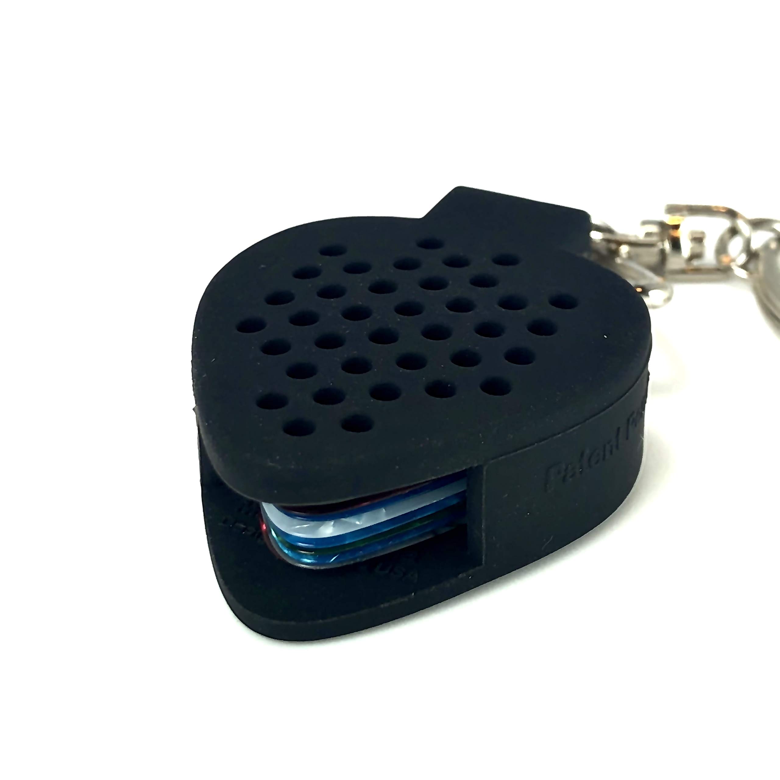 Pickpocketz® ® - 100% Silicone Guitar Pick Holder Keychain - Holds up to 10 Guitar Picks!