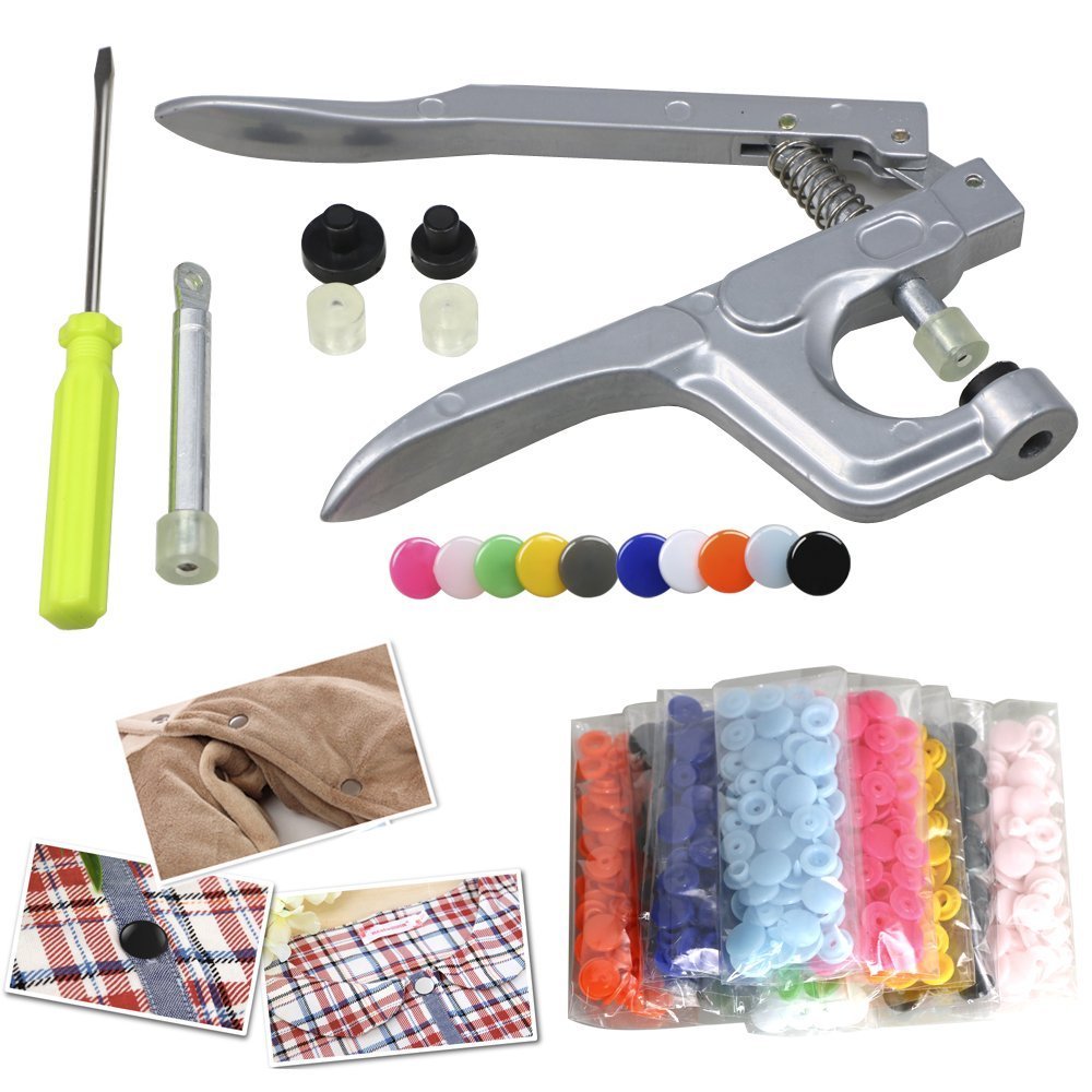 Kam Scatto Bottone Installare Pinza T3, T5, T8 Chiusura Mano - Foto 6