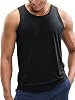 MIER Mens Tank Tops Workout Sleeveless Tee Shirts Muscle Athletic Gym Running Beach Tanks for Men, Quick Dry