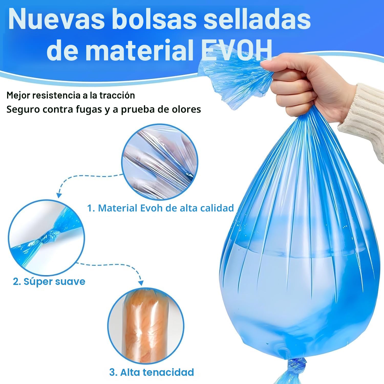 Recambios compatible con todos contenedores de pañales -18 PCS espesadas para Tommee Tippee & Foppapedretti &Litter Locker II & LitterLocker Fashion &Angelcare Dress Up XL