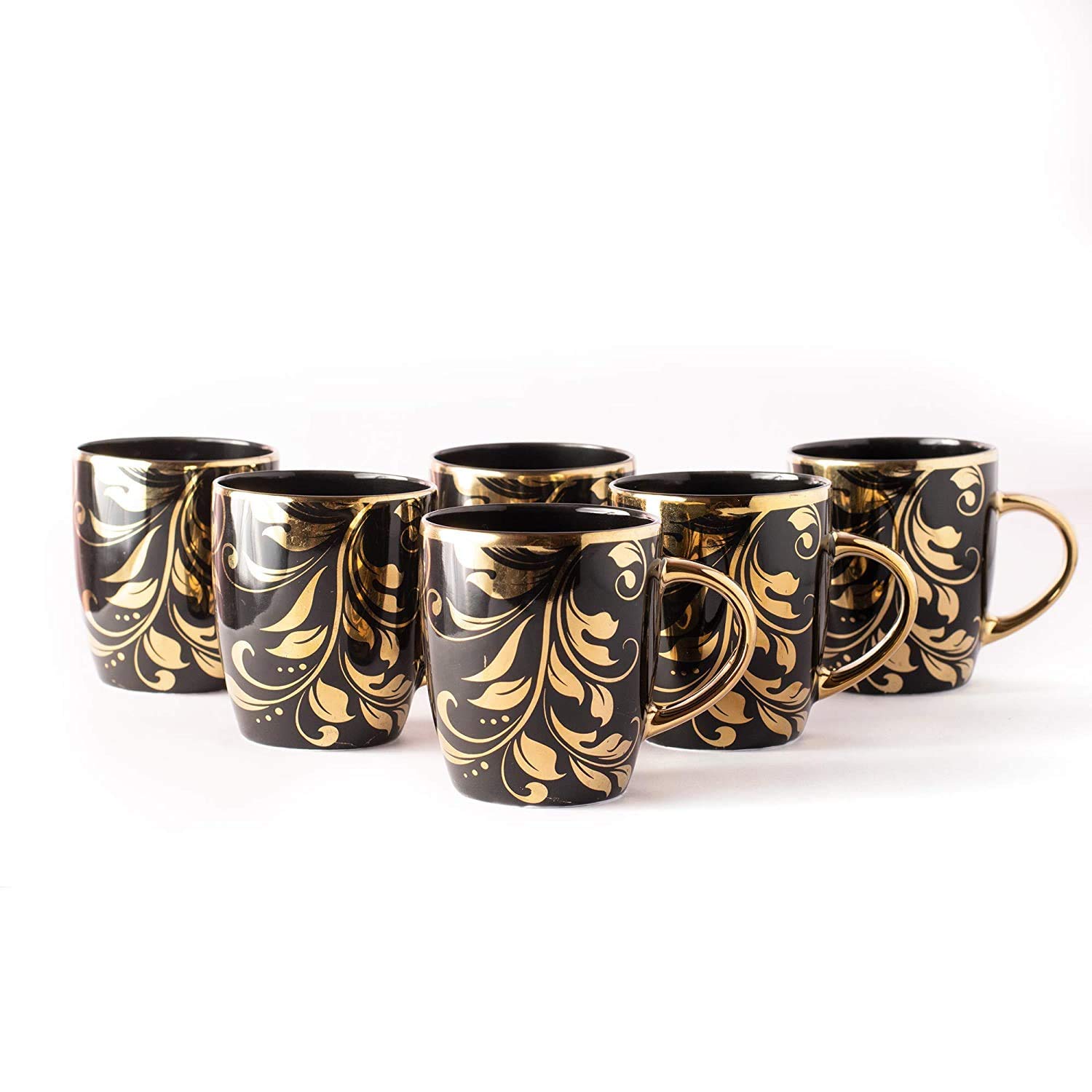 Saaikee Tea Coffee Cups for Kittchen & Dining Table Bone China Printed Set of 6 (220 ML) (B0BC1MDZV3) Amazon Price History, Amazon Price Tracker
