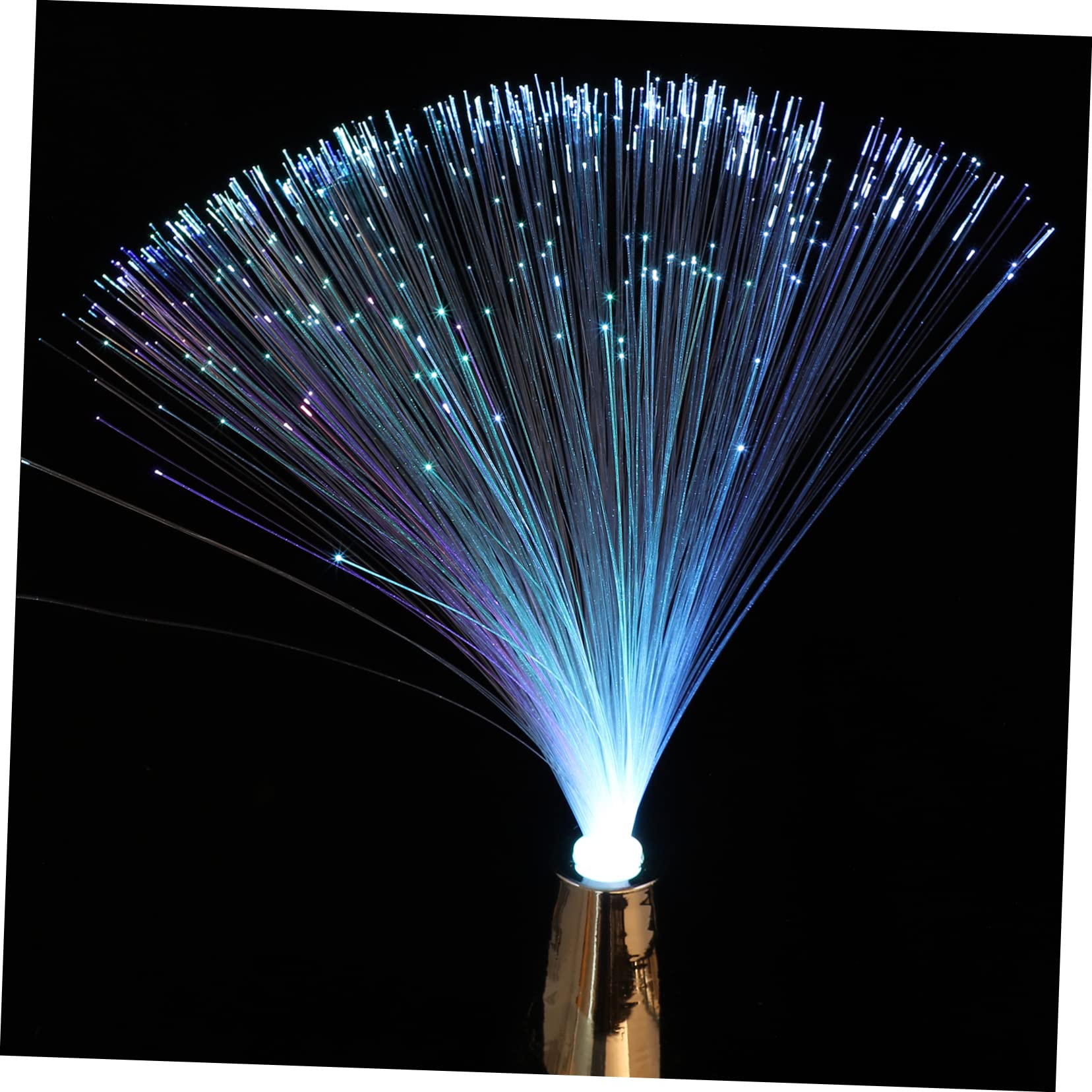 HOMSFOU Led Fiber Optic Light 3 Colors Battery-Operated Decorative Lamp for Wedding Christmas Party Home Decor