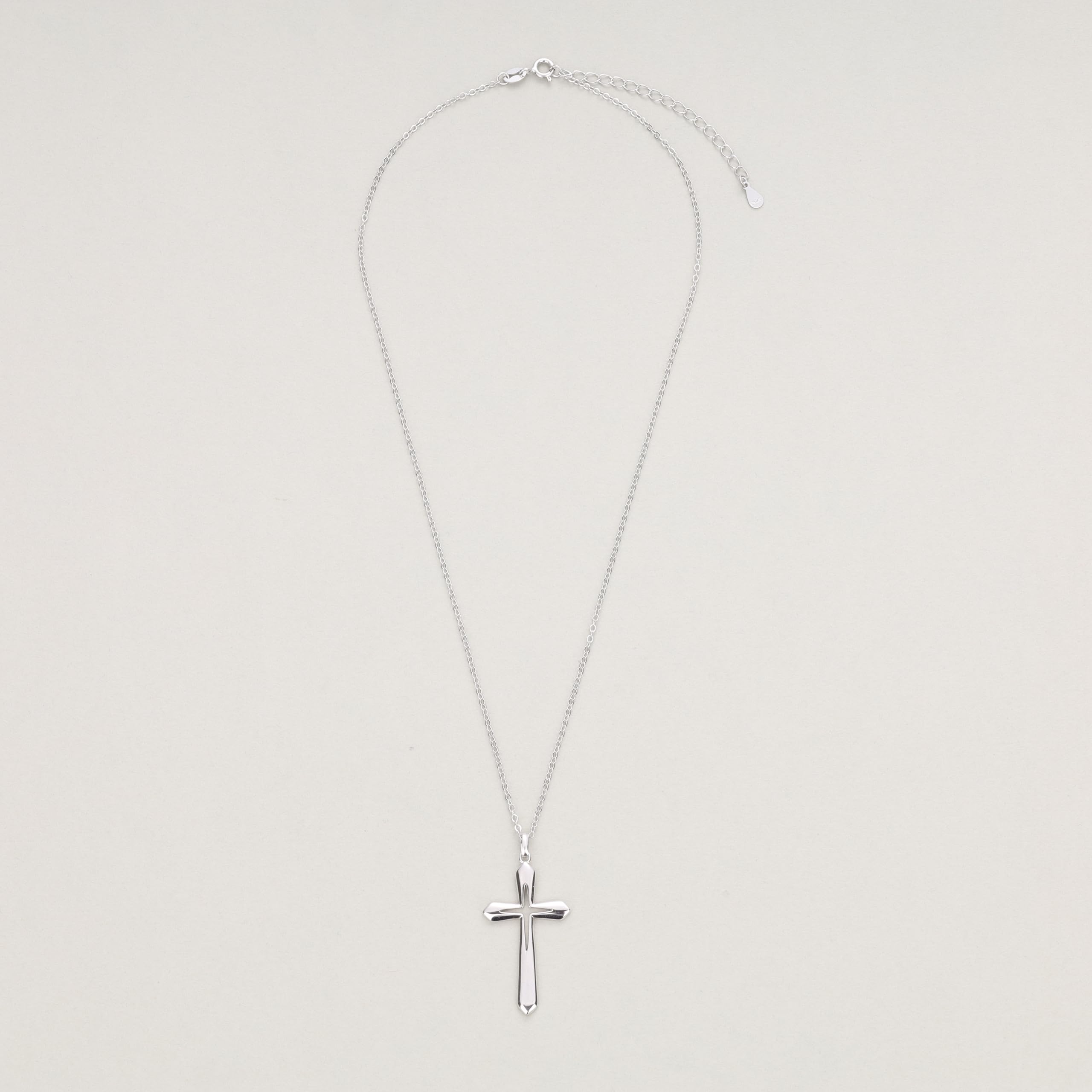 GAVU Collier Croix Argent 925 Femme, Collier Confirmation
