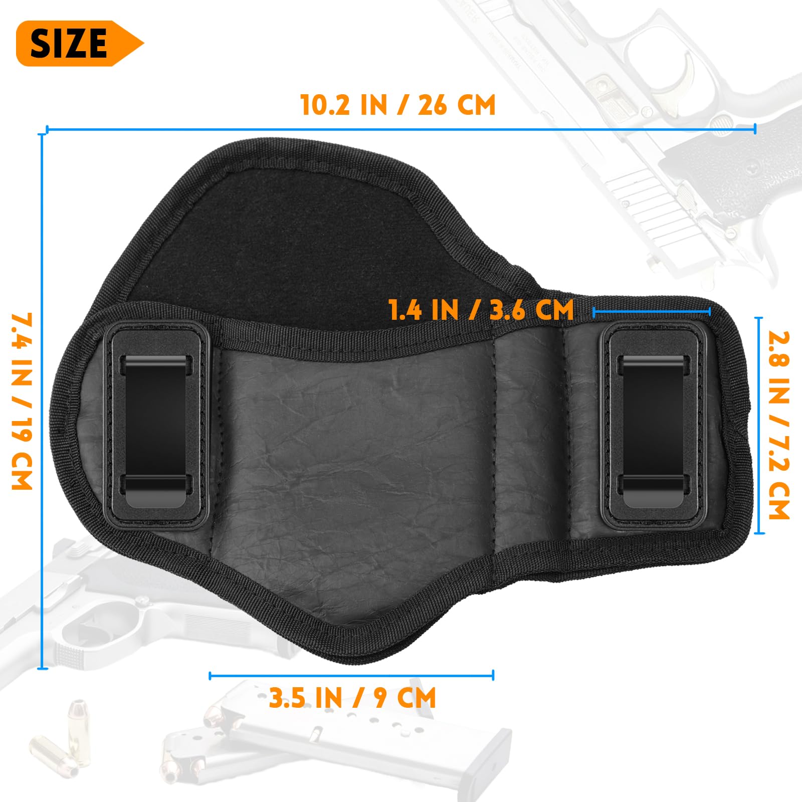 Fondina Tattica Per Pistola Per Pancake Nascosta Per Trasportare - Foto 6