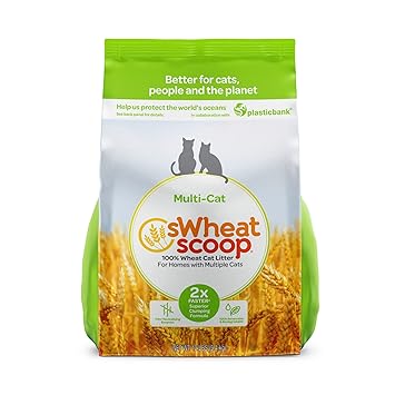 sWheat Scoop Multi Cat Litter Clumps, 12 lb