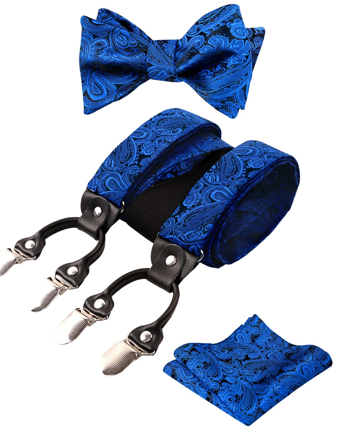 Alizeal Ensemble nœud papillon réglable pour homme