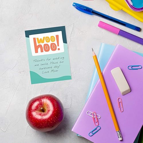 Miniatura 4 de Modern Appreciation - Juego de notas adhesivas reposicionables de 3 x 4 pulgadas, juego de 6 almohadillas de aliento coloridas, fabricadas en los