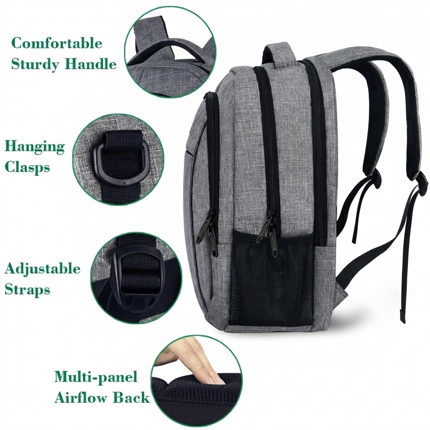 MATEIN Travel Laptop Backpack, Anti Theft - Image 6